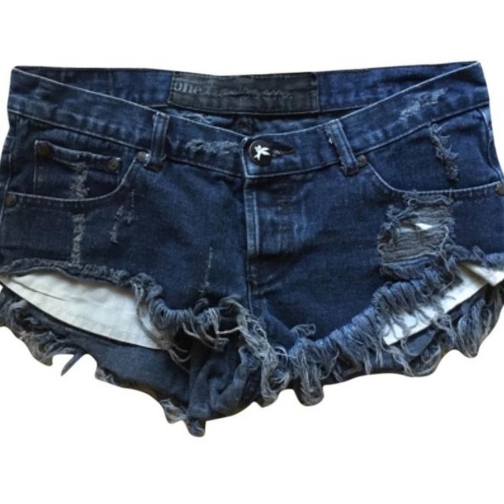 ONE TEASPOON 'The Defender' Jean Shorts
